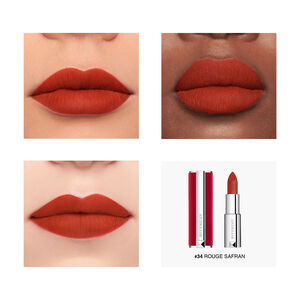 View 5 - Le Rouge Deep Velvet - Intense color lipstick with a 12-hour wear powdery matte finish.​ GIVENCHY - Rouge Safran - P083754